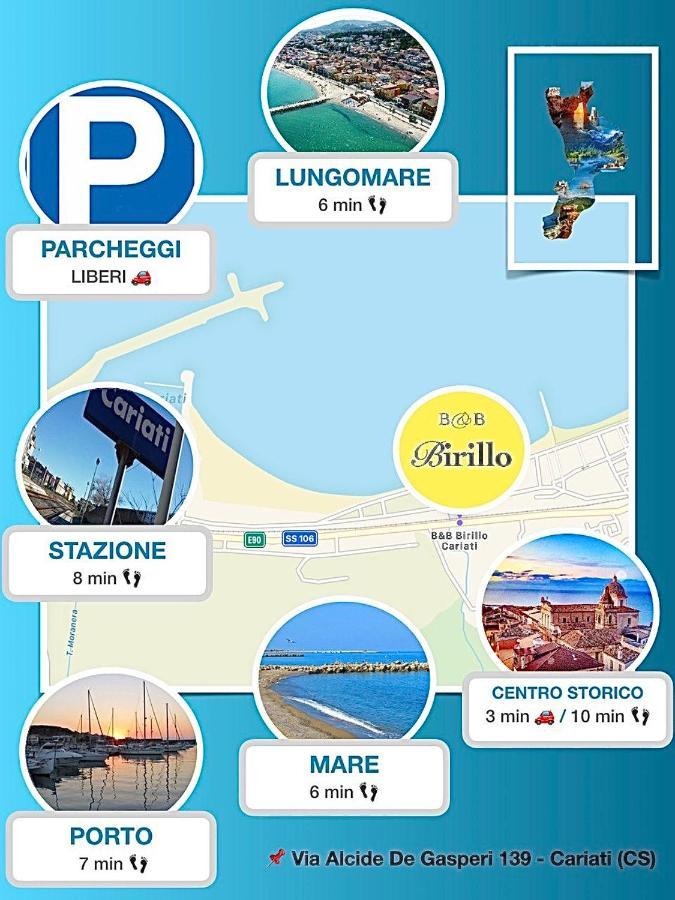 B&B Birillo Cariati Bagian luar foto